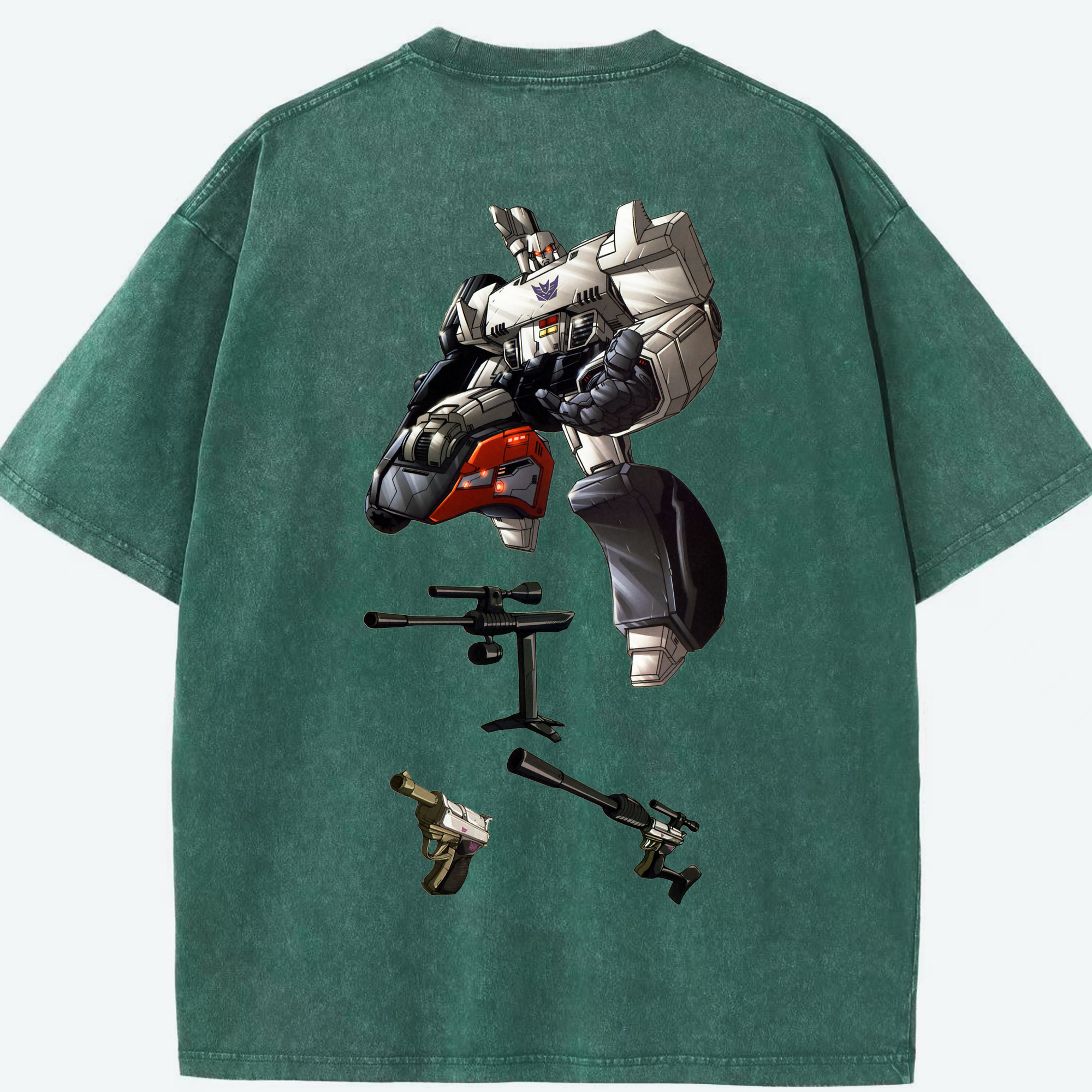（画像用）  綿100% ヴィンテージ風 半袖Tシャツ（背面プリント）